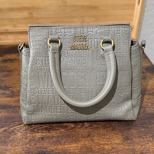 Steve Madden Olive Embossed Satchel